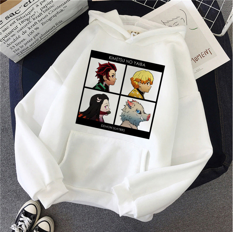 Cartoon Print Hoodie