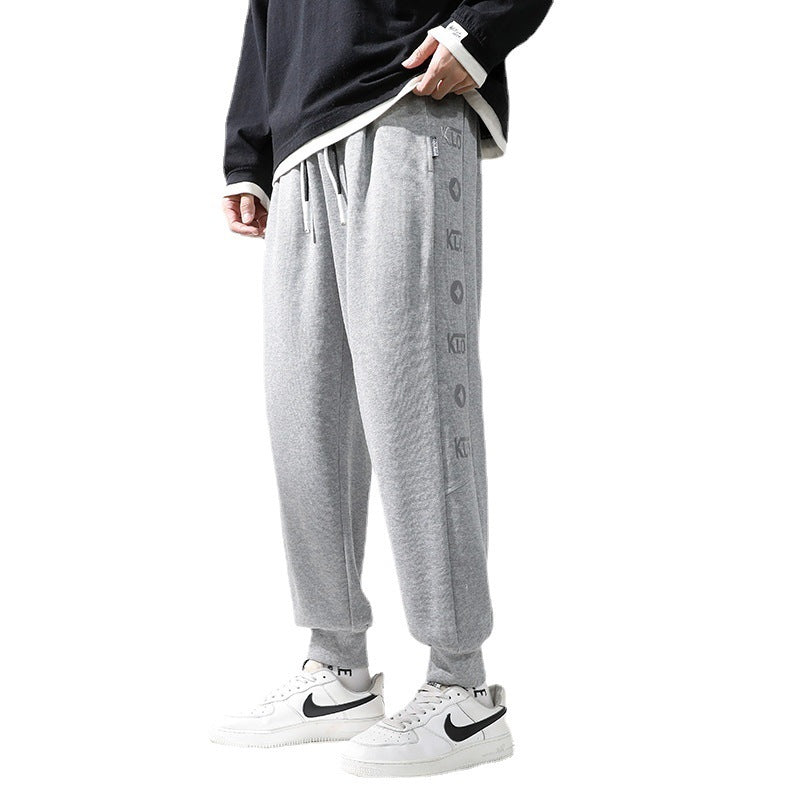 Fashion Boys Spring Solid Color Sports Pants