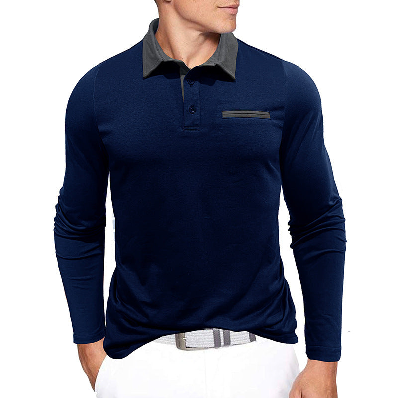 Cotton Contrast Polo Shirt