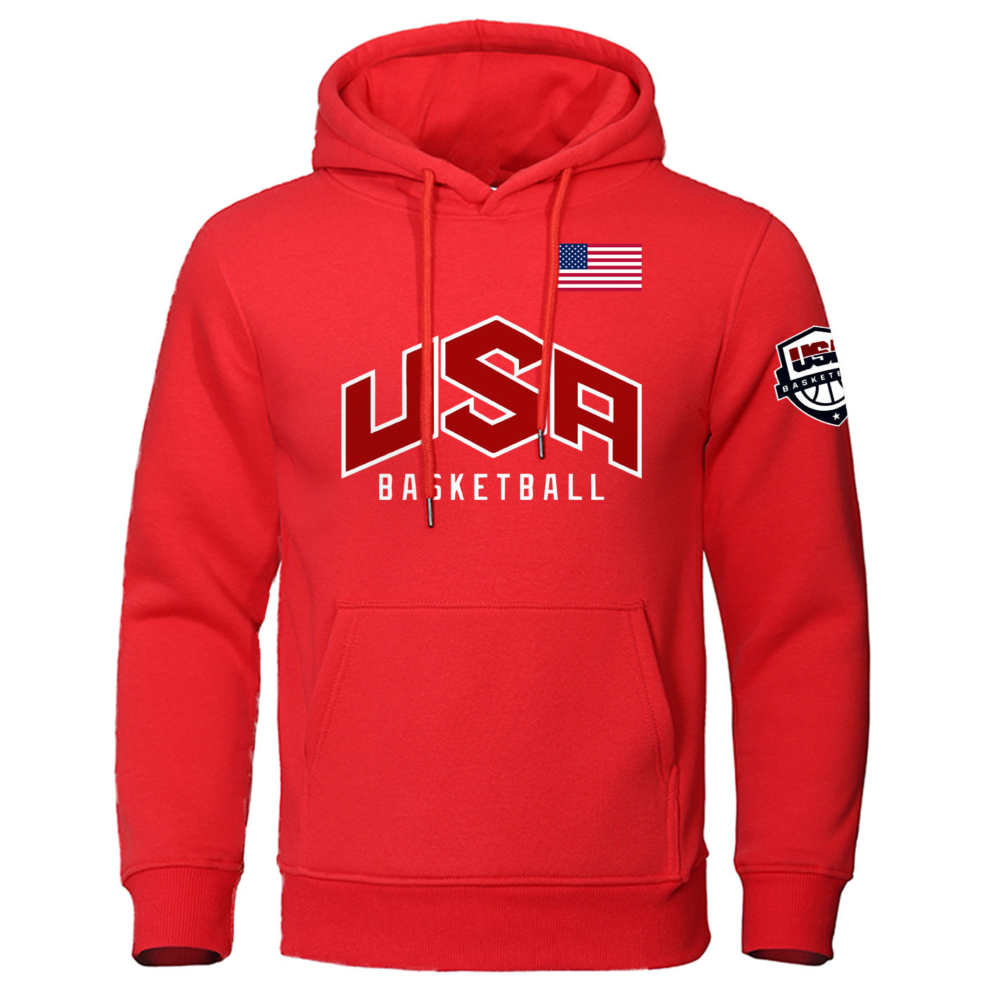 Athlete Print Sports Hoodie