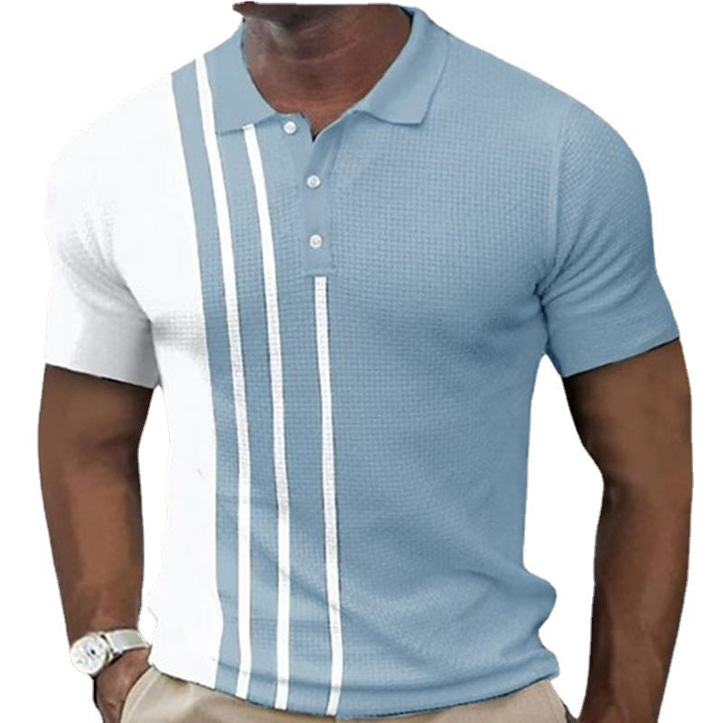 Summer European And American Golf Shirt Men