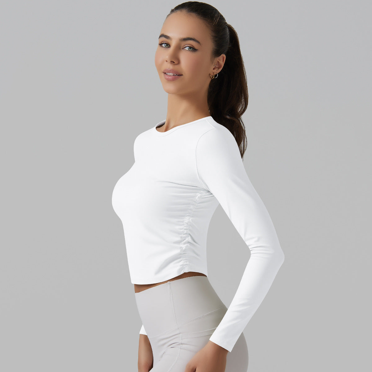 High Elastic Long Sleeve Fitness Top