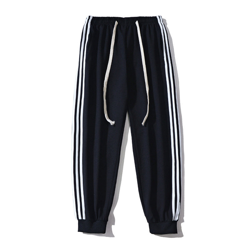 Loose-fit Striped Basketball Casual Trousers