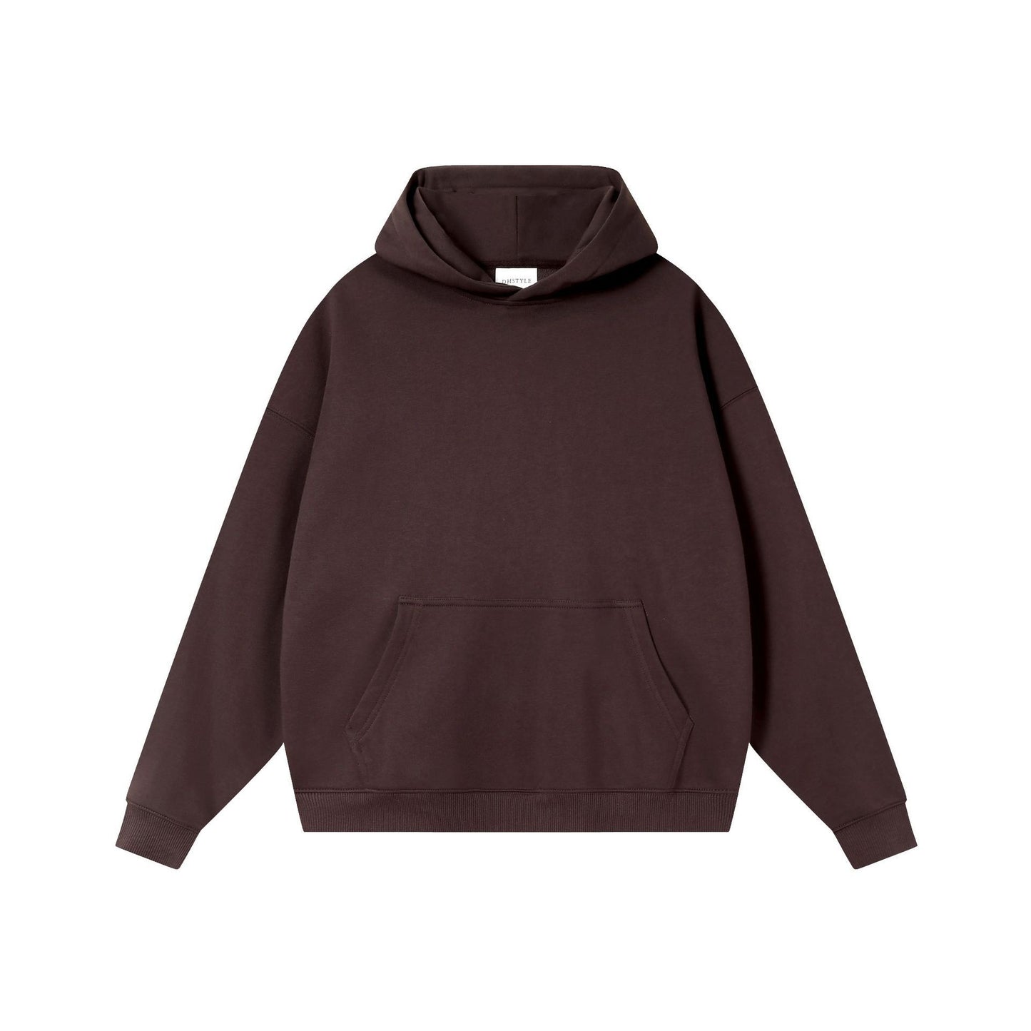 Drop Shoulder Hooded Pullover Men's Autumn And Winter Hoodie