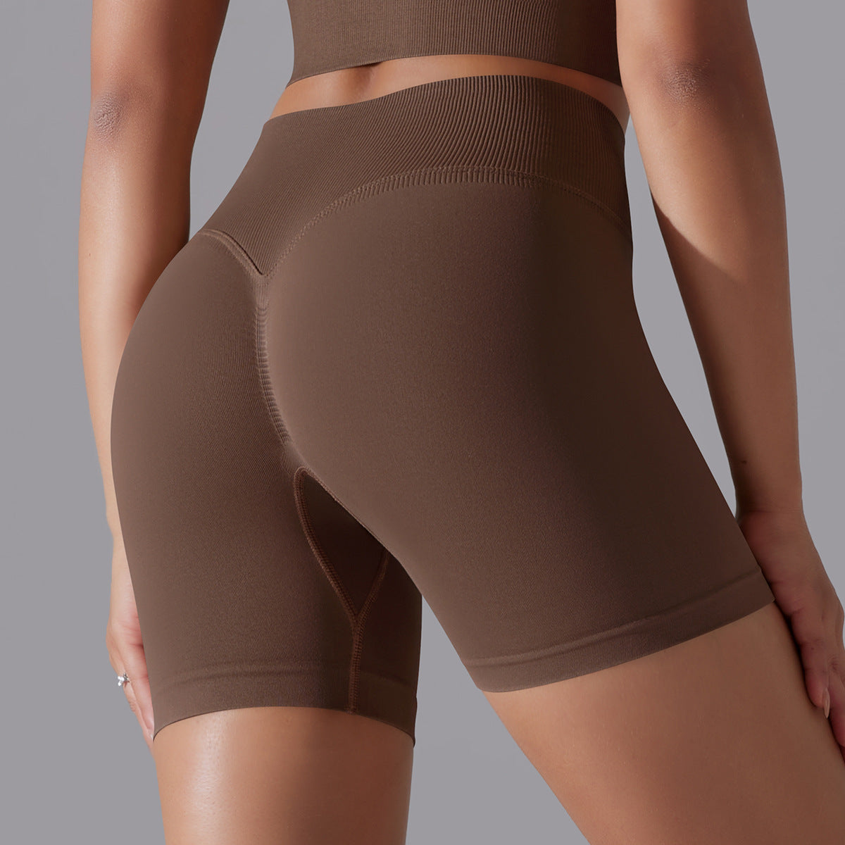 Hip Raise Skinny High Elastic Yoga Shorts