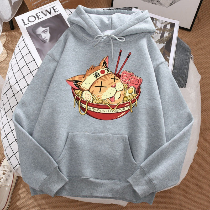 Japanese Ramen Catabuki Samurai Cat Sushi Streetwear Mens St