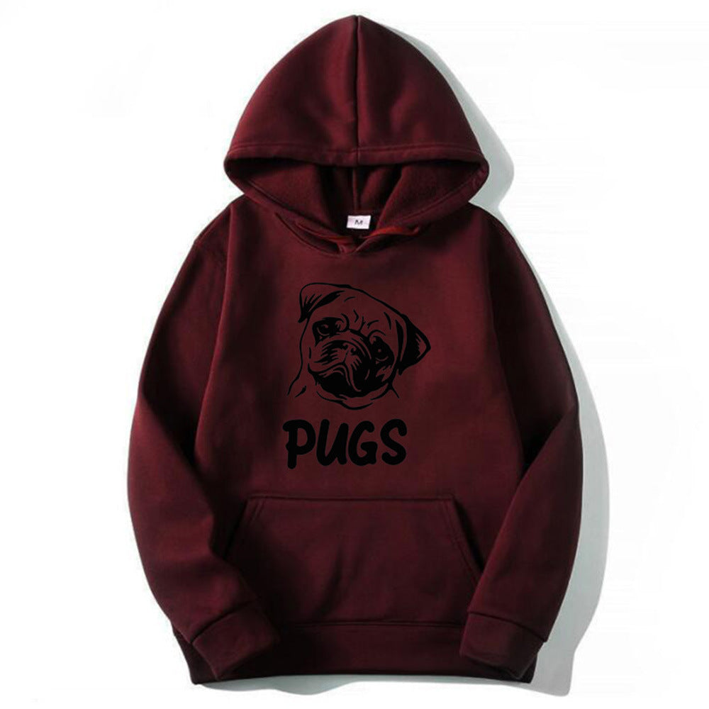 Hip Hop Pug Printed Sweater