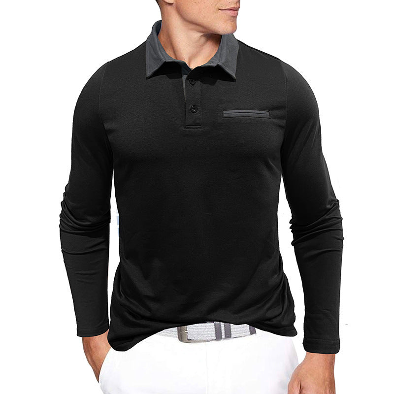 Cotton Contrast Polo Shirt