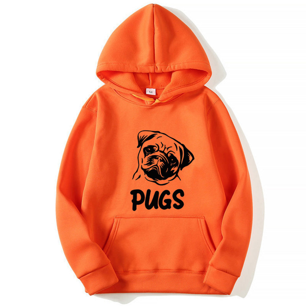 Hip Hop Pug Printed Sweater