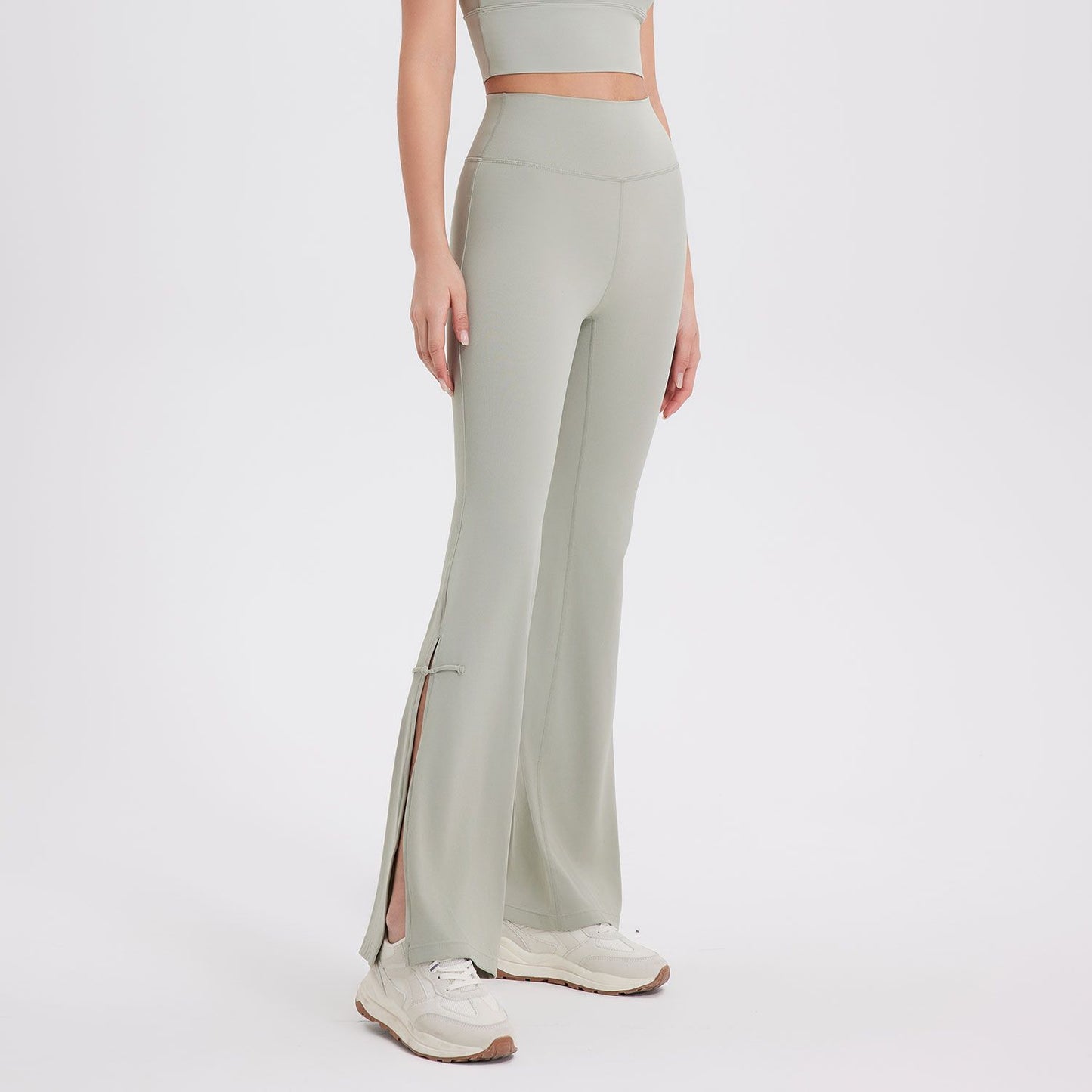 Peach Lift High-Waist Bell-Bottom Sports Pants