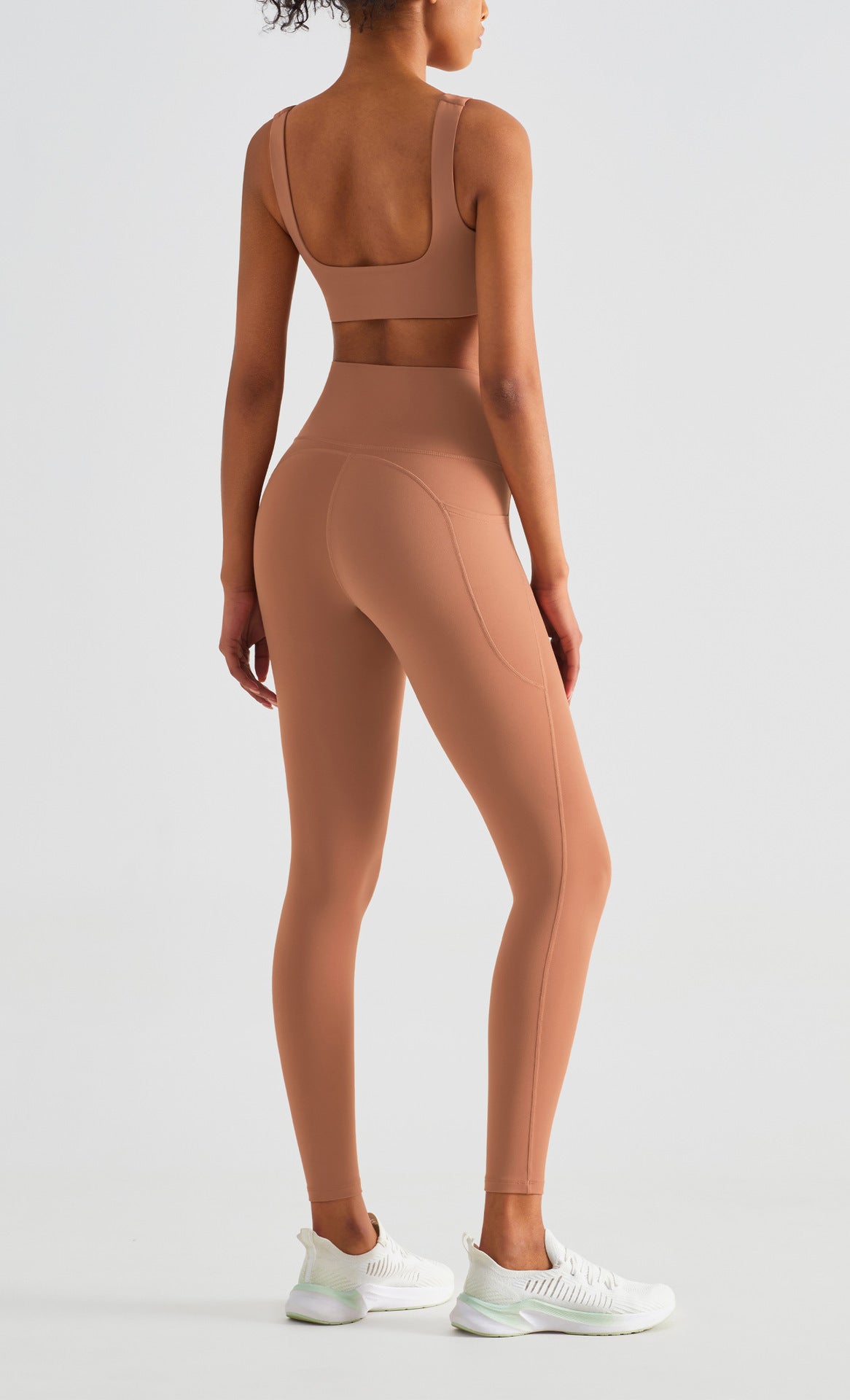 High-Waist Peach Lift Yoga Leggings