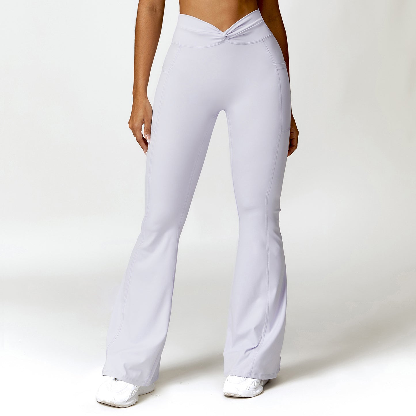 High-Waist Yoga Pants with Pockets