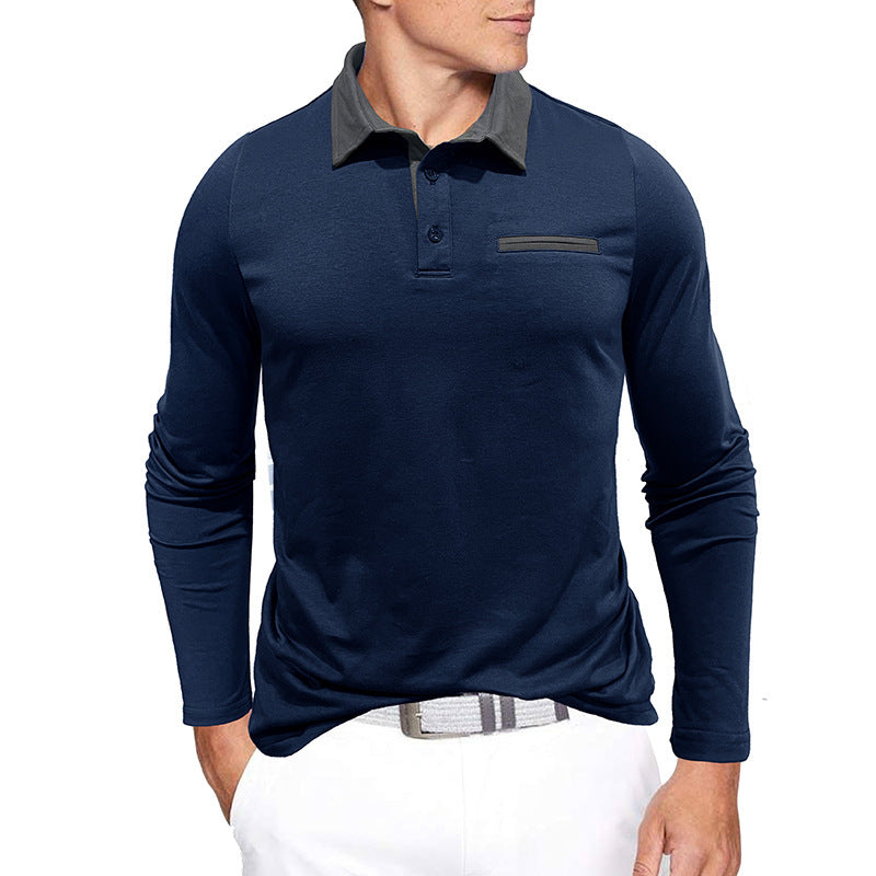 Cotton Contrast Polo Shirt