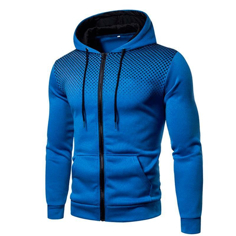 Sweater Men's Sports Fitness Zip-Up Shirt