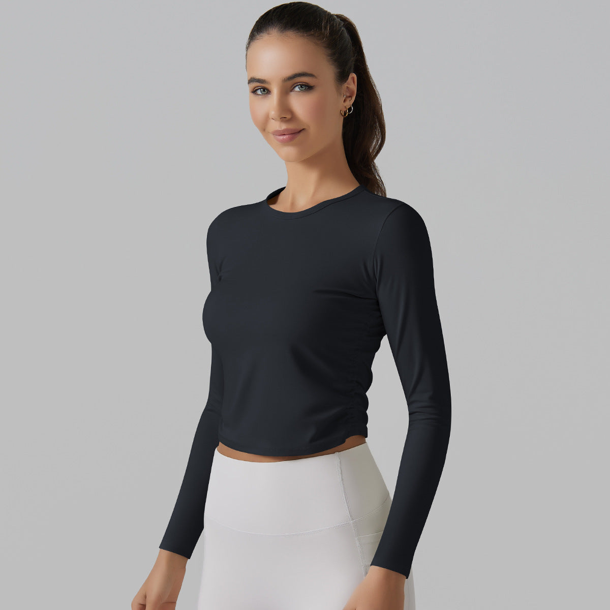 High Elastic Long Sleeve Fitness Top